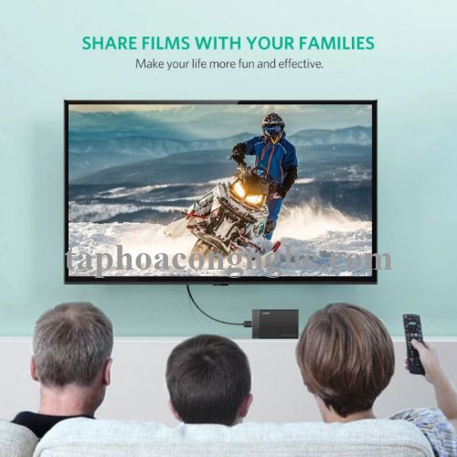 Ugreen 10840 0.5M màu Đen Cáp USB 3.0 sang MICRO USB 3.0 cho ổ cứng US130 30010840